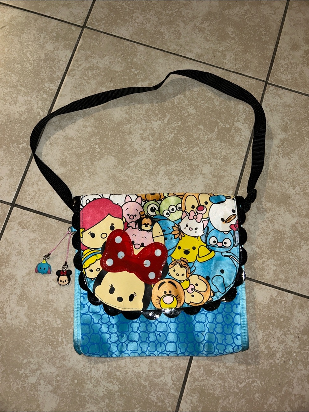 Disney Tsum Tsum small blue purse